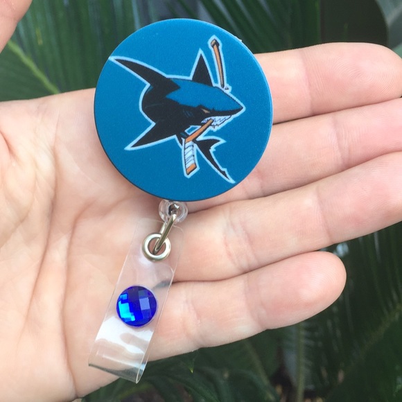 Sharks Hockey Team Badge Holder - Picture 1 of 4